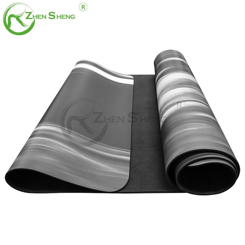 Mixed Color Leather Rubber Professional Exercise Fitness Pilates Yoga Mat