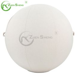 Greige Cotton Economical Exercise Ball Sitting Ball Yoga Ball Cover