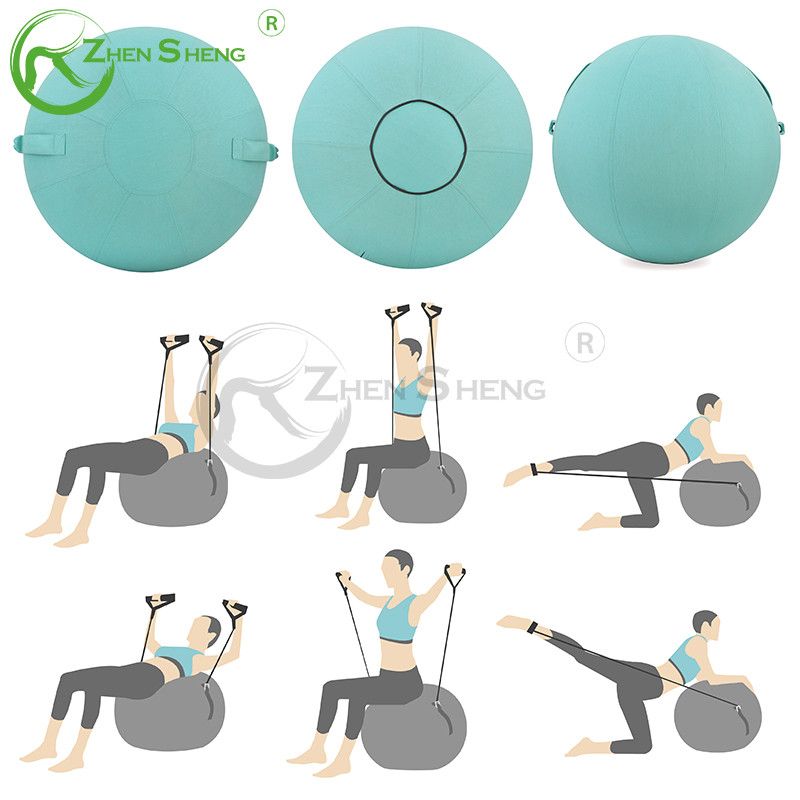 Colorful Cotton Economical Exercise Ball Sitting Ball Yoga Ball Cover