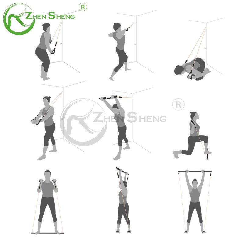 Resistance Band Tube Fitness Exercise Multifunction Pilates Stick Bar