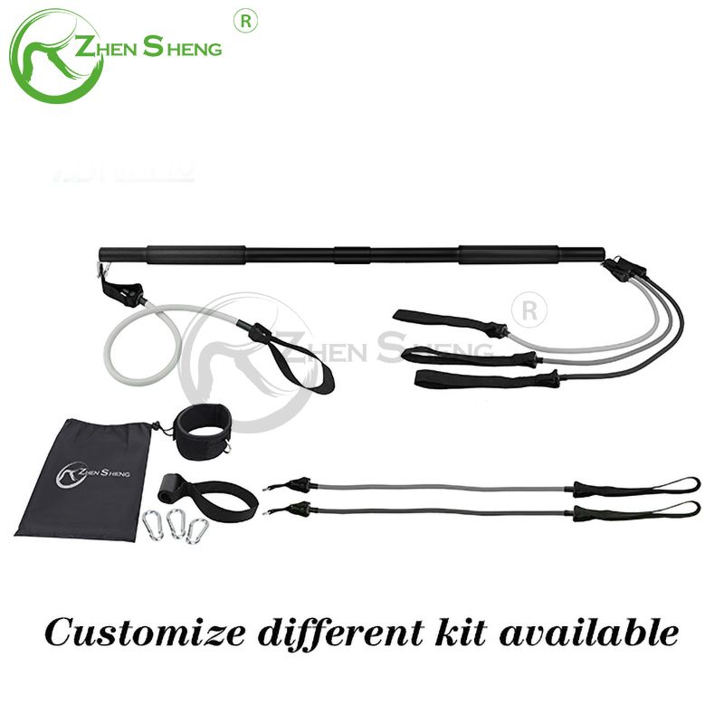 Resistance Band Tube Fitness Exercise Multifunction Pilates Stick Bar