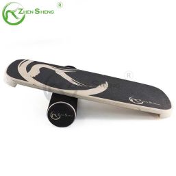 Wooden Multifunction Adjustable Wobble Roller Trainer Surf Balance Board