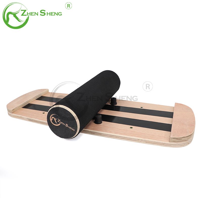 Wooden Multifunction Adjustable Wobble Roller Trainer Surf Balance Board