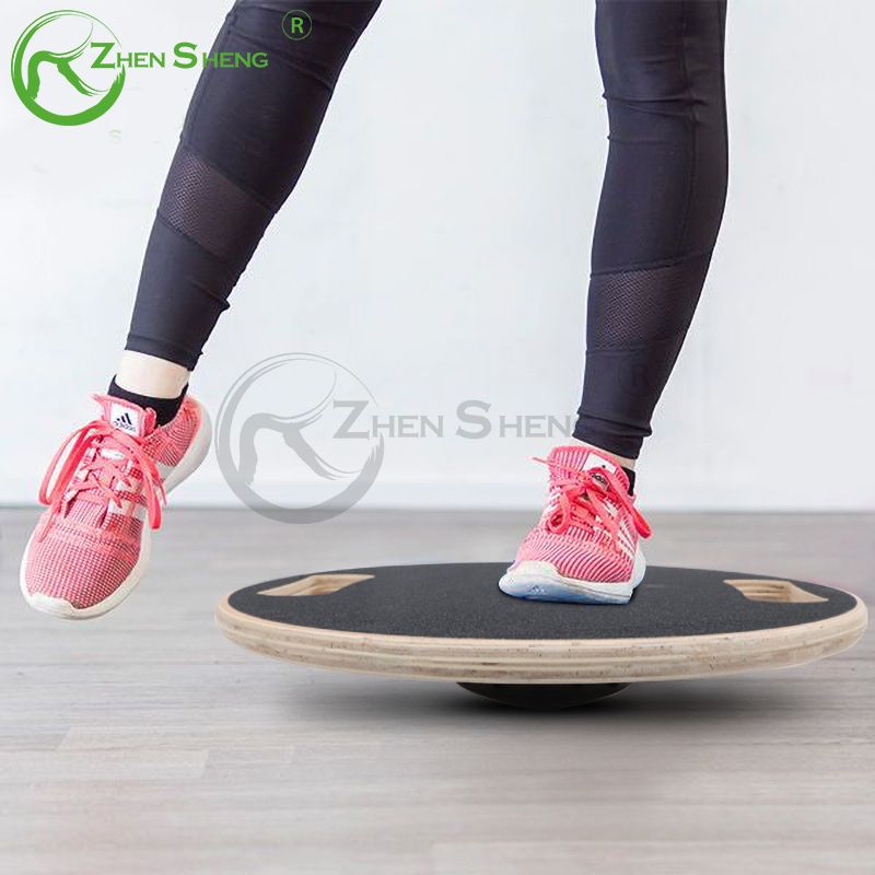Wooden Circular Multifunction 2 In 1 Wobble Balance Board 1.0