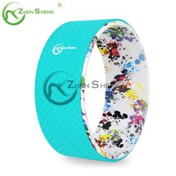 Comfortable TPE Digital Printing Yoga Wheel